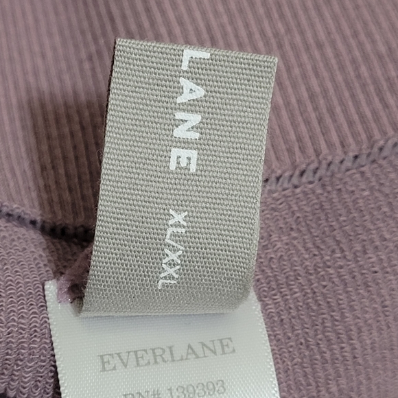 Everlane The Seamless Legging Ribbed Light Purple Size XL/XXL - Picture 4 of 9
